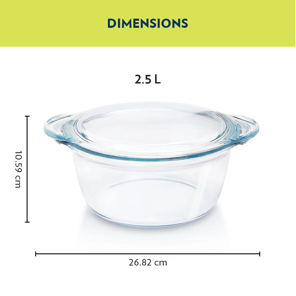 Deep Round Casserole, 2.5L - Image 3