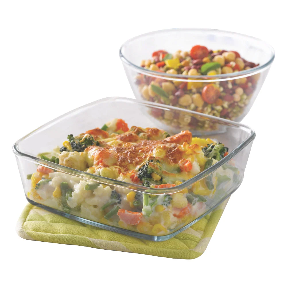 Serving Set: Bowl + Dish, 1.3L Bowl + 0.8L Dish - Image 2
