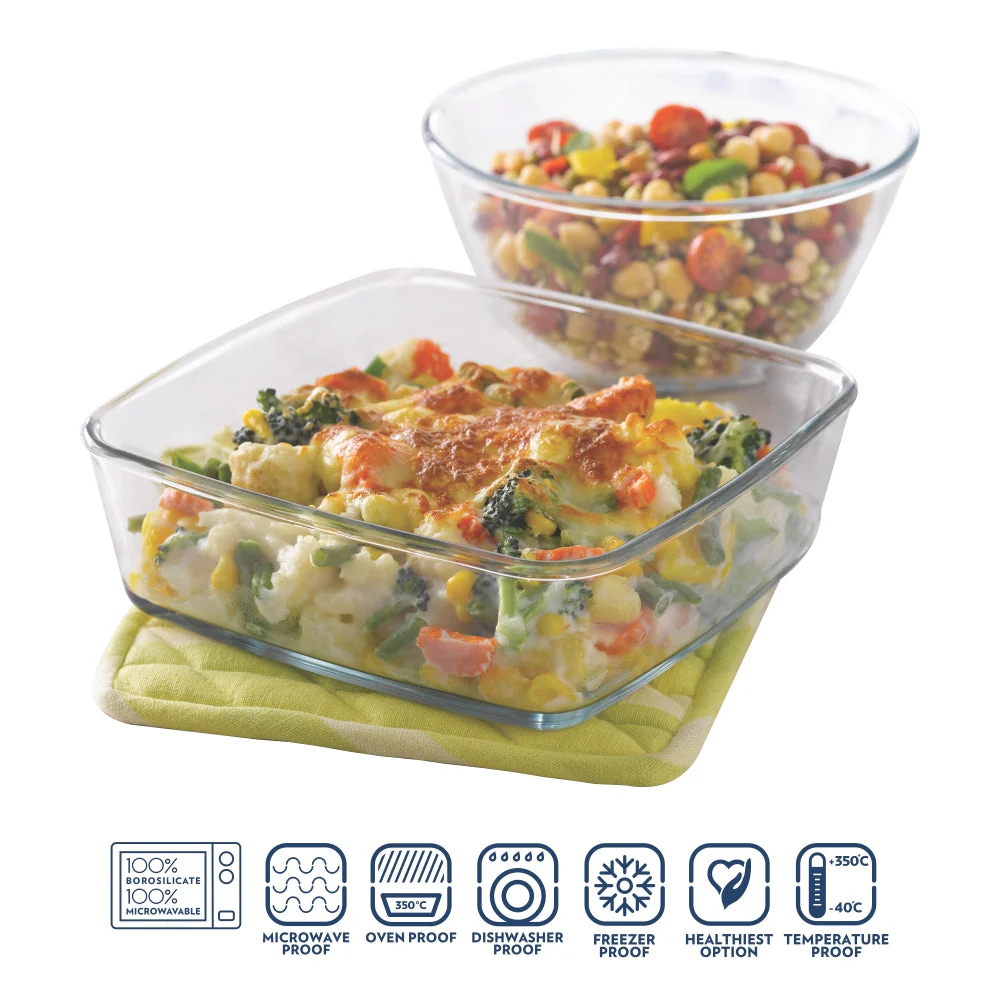 Serving Set: Bowl + Dish, 1.3L Bowl + 1.6L Dish - Image 3