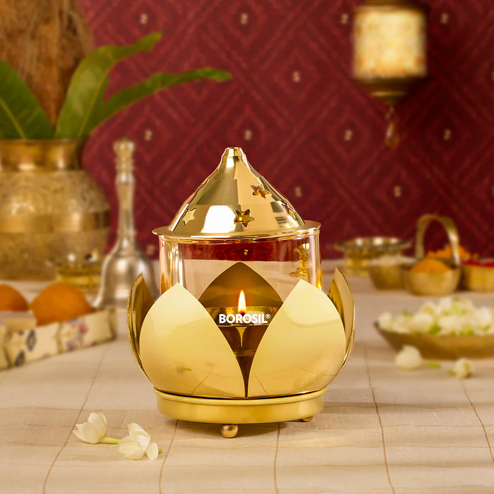 Borosil Shubh Akhand Diya, Medium - Image 7