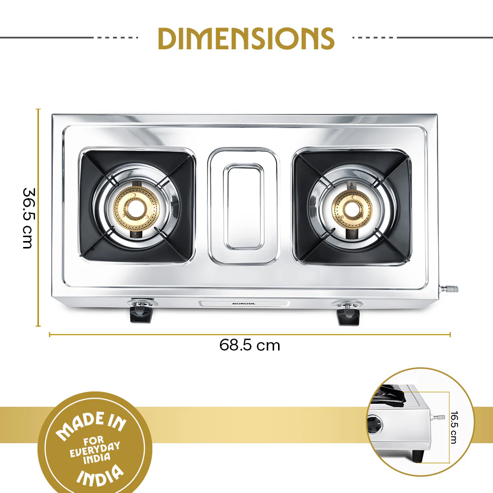 Smart Flame DLX Stainless Steel Gas Stove - Image 4