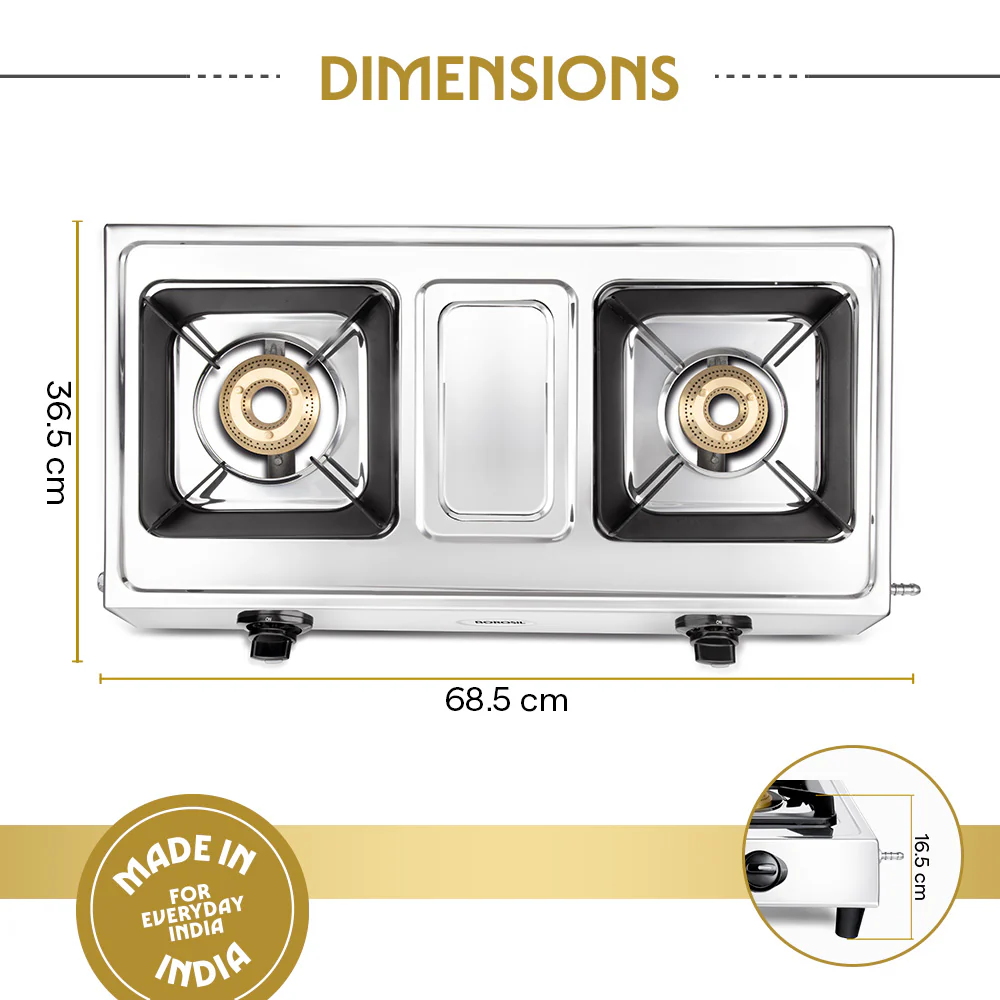 Smart Flame Stainless Steel Gas Stove - Image 4