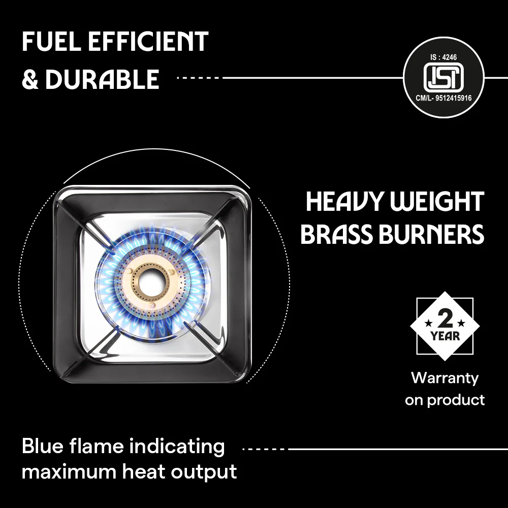 Smart Flame Stainless Steel Gas Stove - Image 6