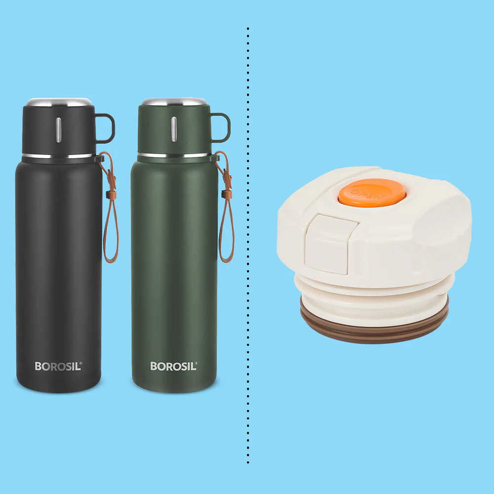 Spare Lid for Cruise, Black/Green, 900 ml - Image 2