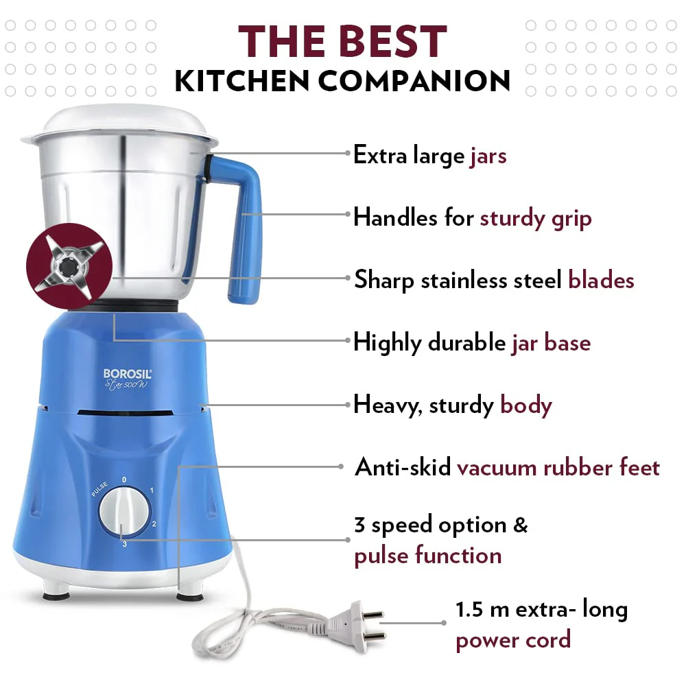 Star Mixer Grinder-Blue - Image 5