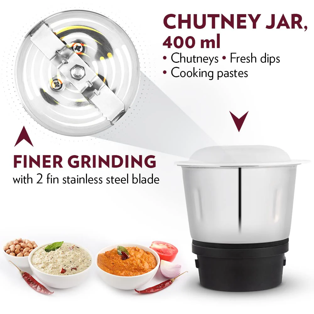 Star Mixer Grinder-Maroon - Image 7