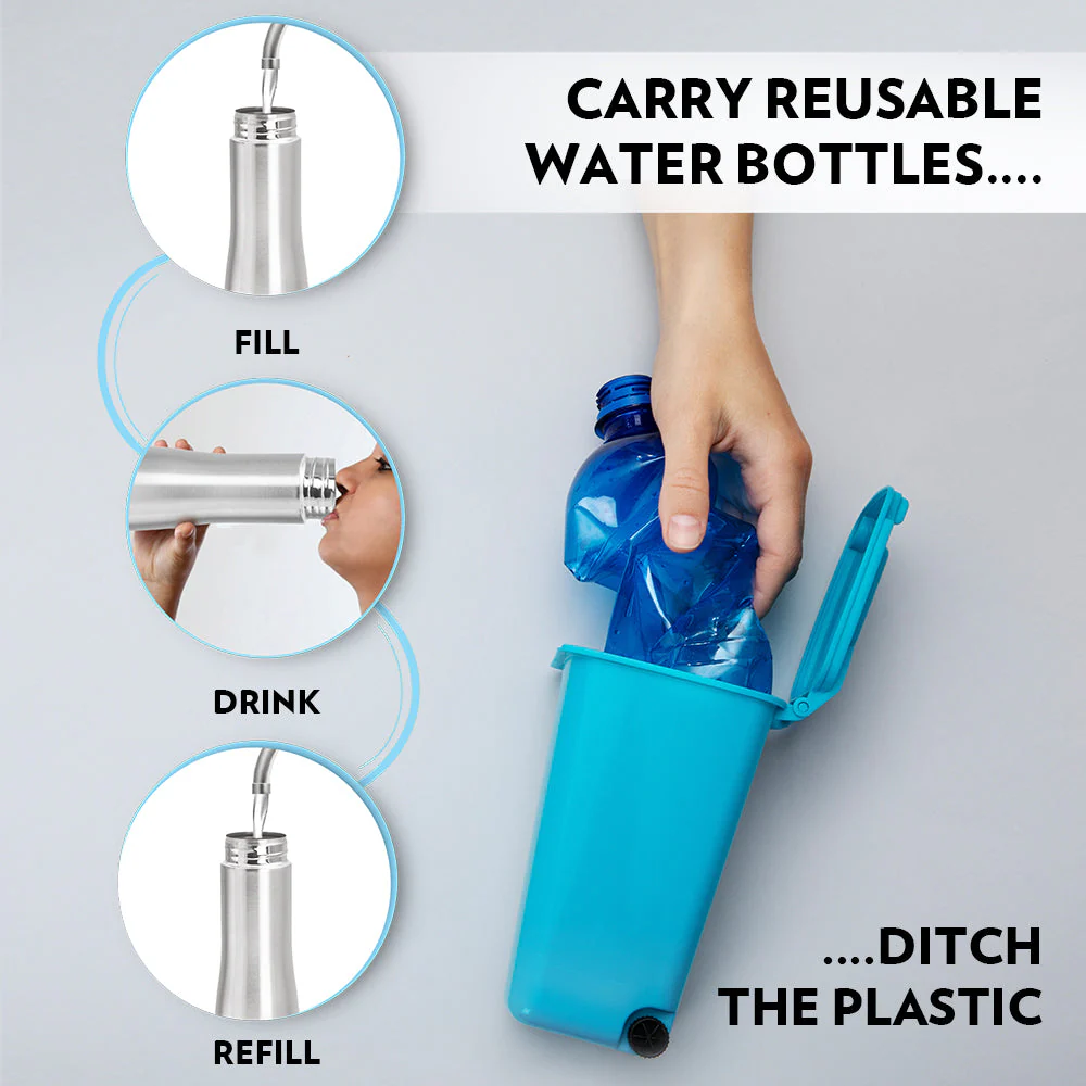 Swan Stainless Steel Single Wall Bottle - Image 5