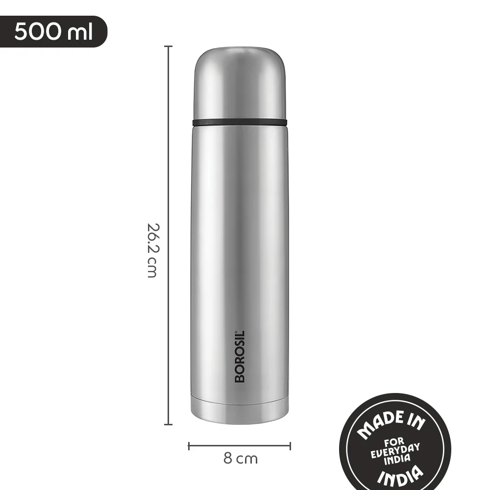 Thermo Flask Double Wall Bottle, Black CP - Image 3