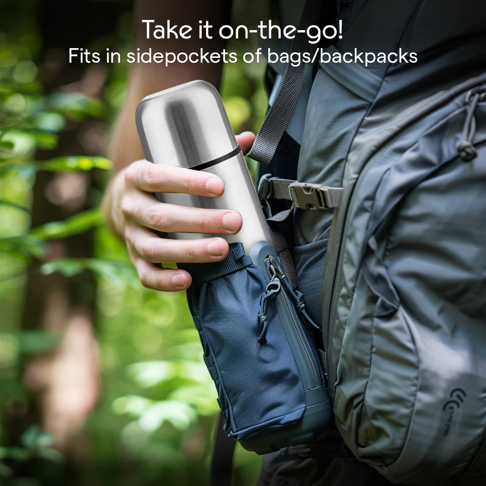 Thermo Flask Double Wall Bottle, Black CP - Image 5
