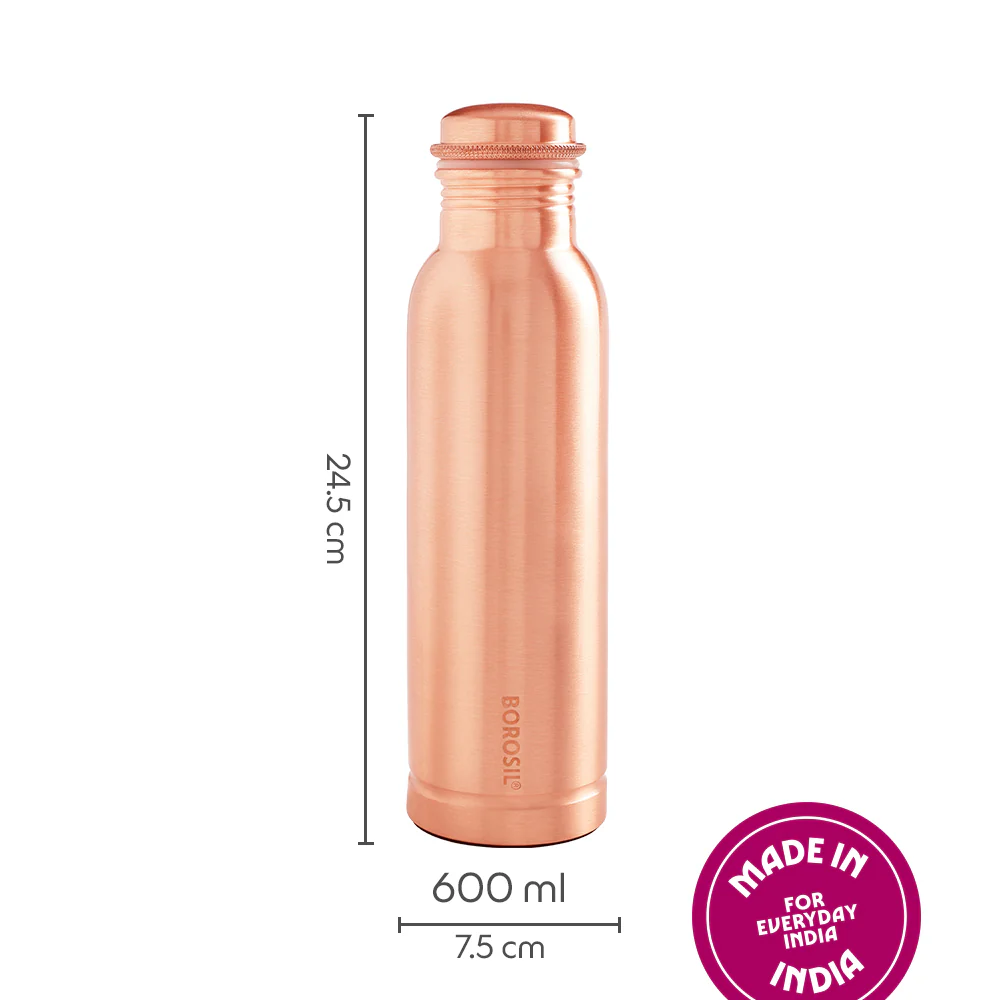 Thirtha Plain Copper Bottle - Image 19