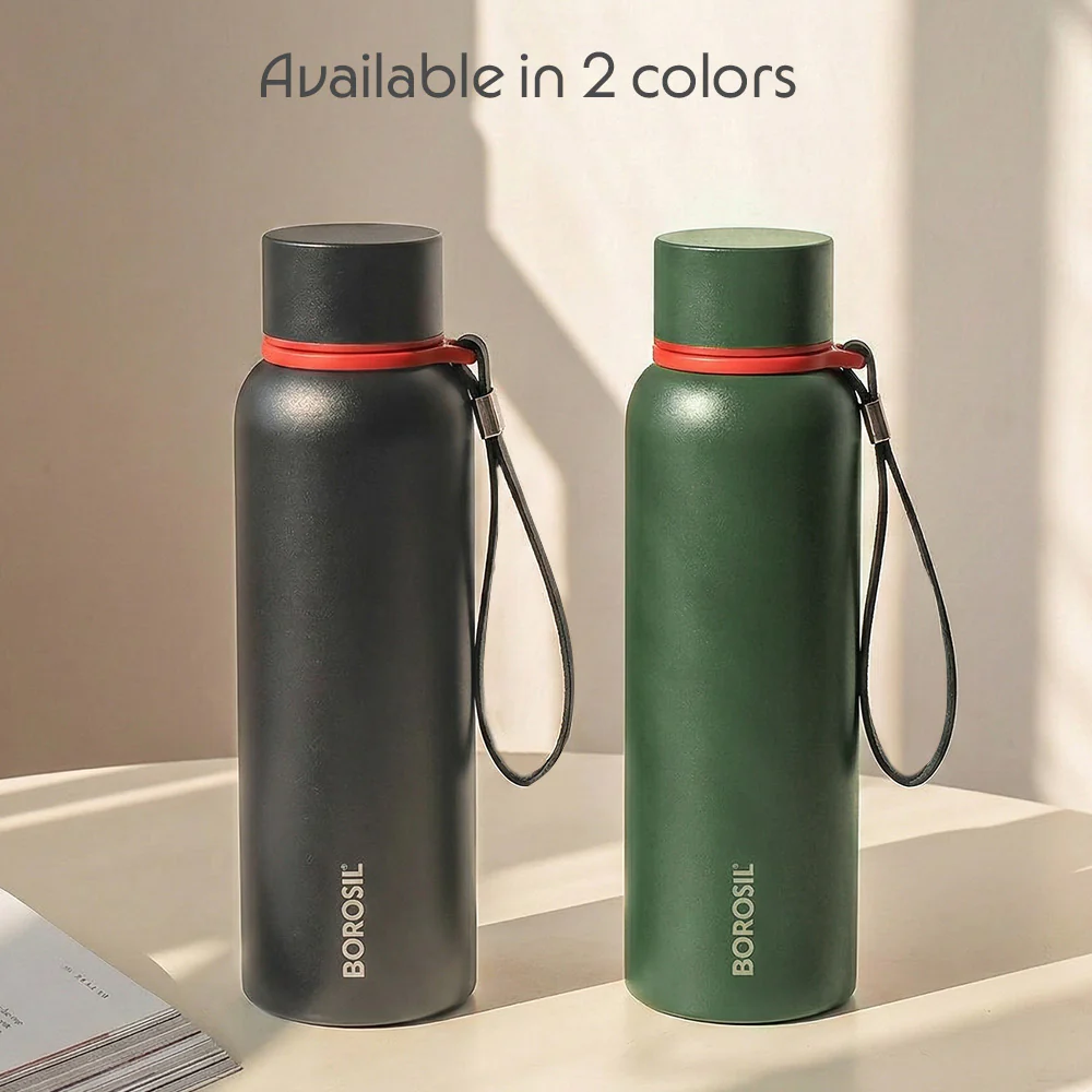 Trek Double Wall Bottle, Black - Image 8