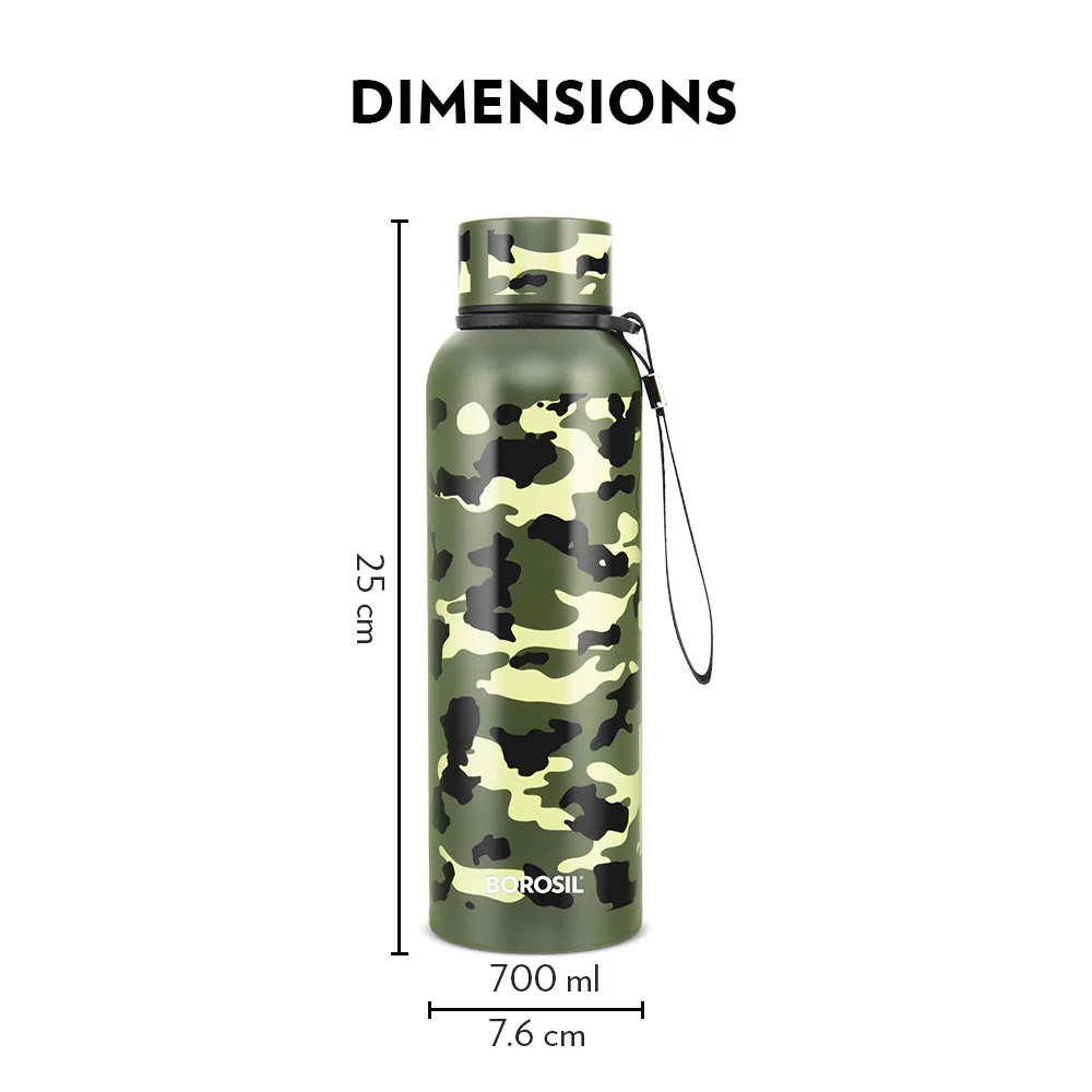 Trek Double Wall Bottle, Military Green - Image 2