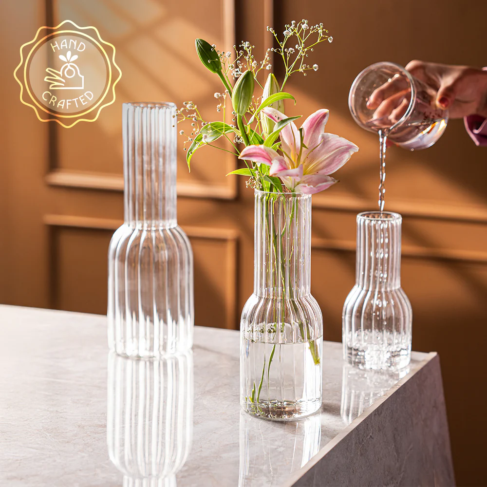 Trinity Fluted Vases - Set of 3 - Image 5