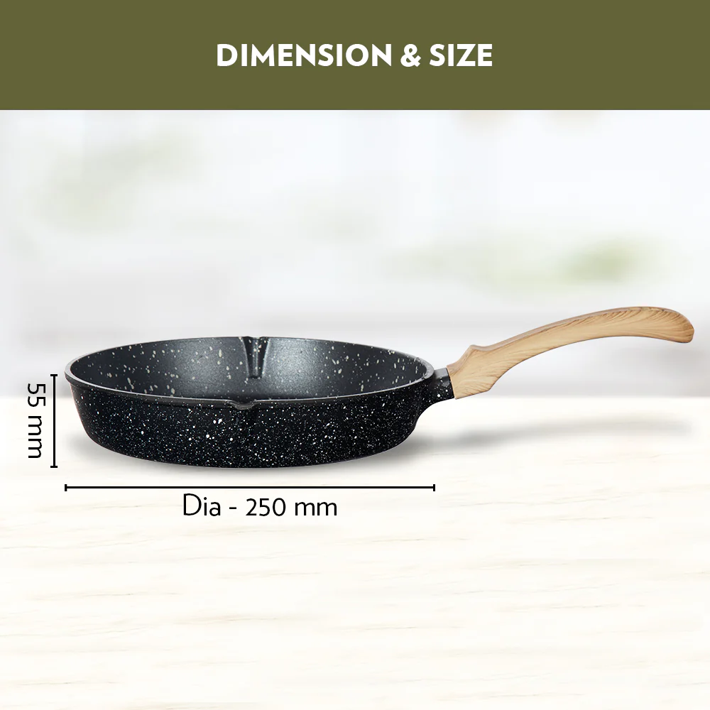 Vajra Nonstick Round Grill Fry Pan - Image 3