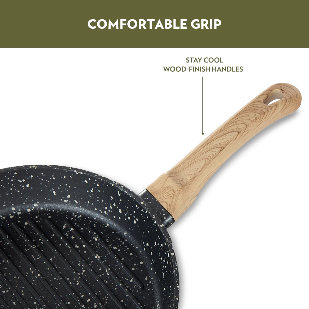 Vajra Nonstick Round Grill Fry Pan - Image 5