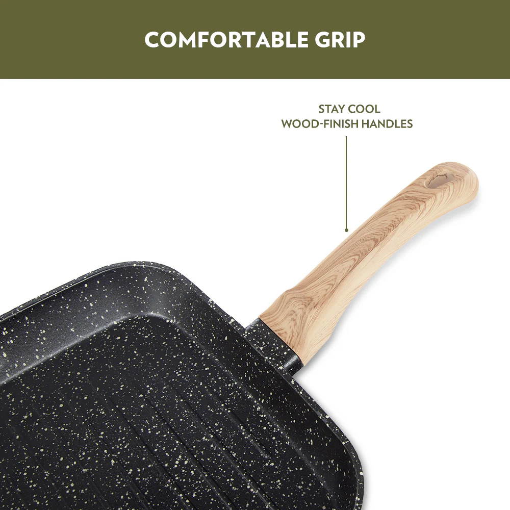 Vajra Nonstick Square Grill Fry Pan - Image 5