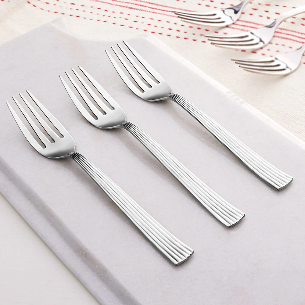 Borosil Vintage Dinner Fork, Set of 6-19.5 cm - Image 7