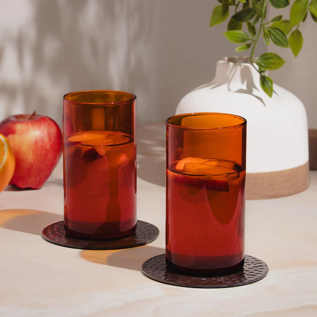 Borosil Vision Amber Glass Set - Image 10