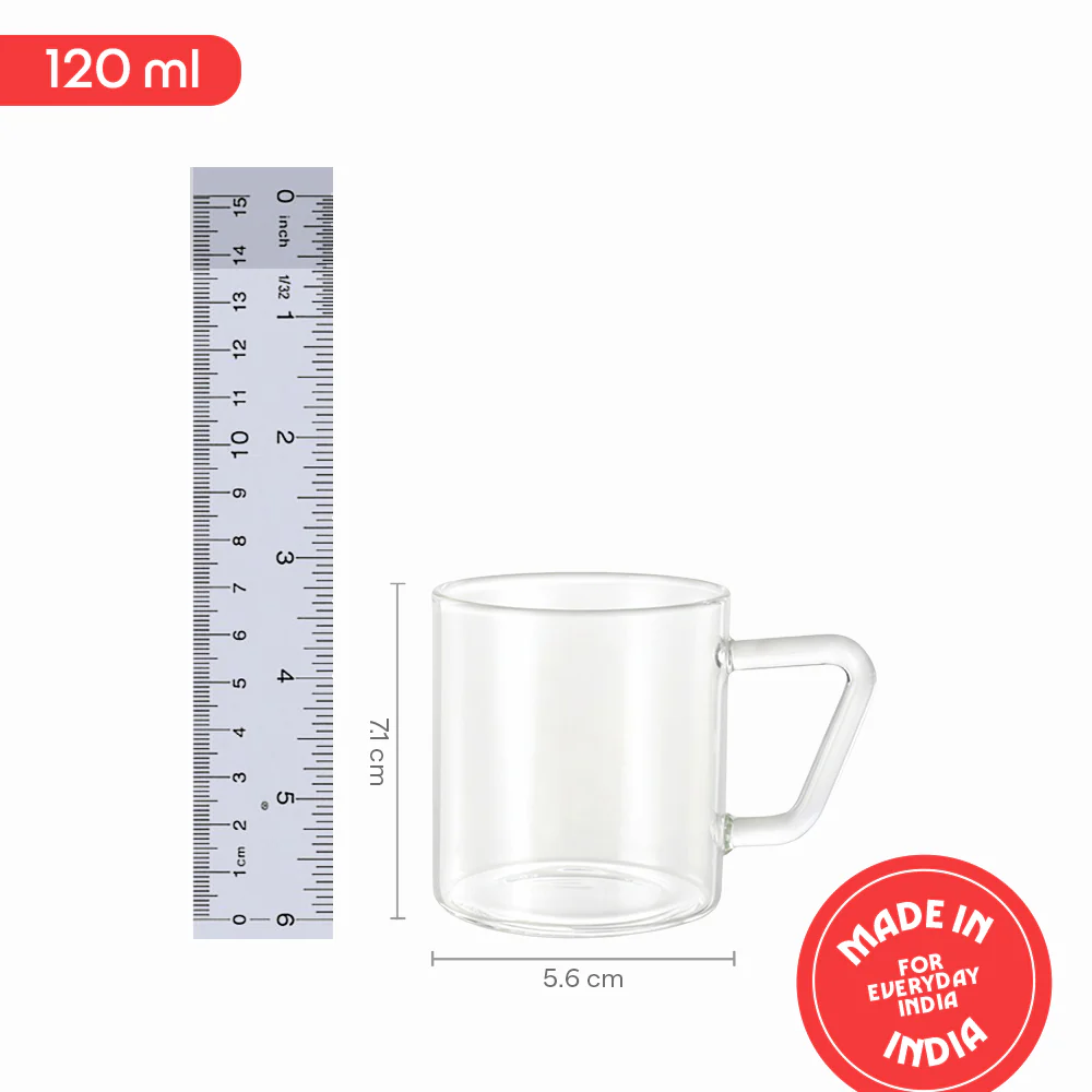Borosil Vision Espresso Cup Set - Image 2