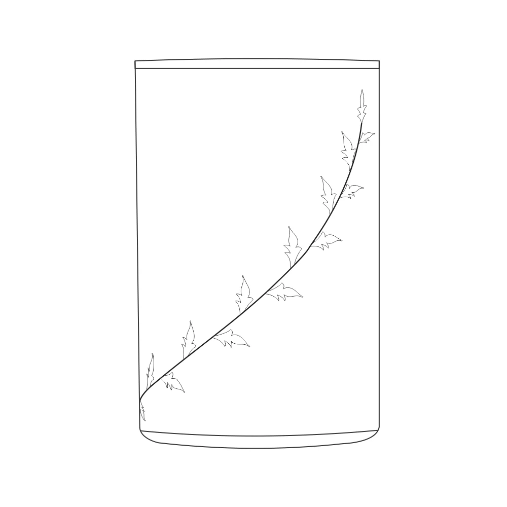 Borosil White Krip Glass - Image 3